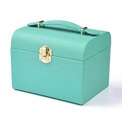 PU-Leder-Schmuck-Organizer-Box&nbsp;CON-P012-04B