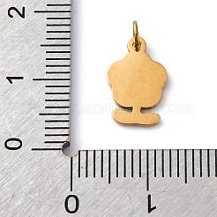 Эмалевые подвески из хирургической нержавеющей стали 316&nbsp;STAS-K258-40E-G