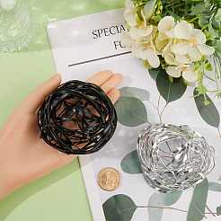 2 шт. 2-х цветные лягушки из алюминиевого сплава для аранжировок AJEW-GF0008-85