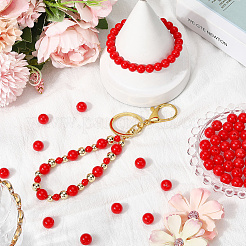 Непрозрачные акриловые бусины&nbsp;MACR-SP0001-85A