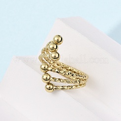 Кольца-манжеты из нержавеющей стали 304 для женщин&nbsp;RJEW-B136-02G