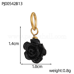 12 шт. подвески из нержавеющей стали 304 и смолы&nbsp;STAS-OY009-84G