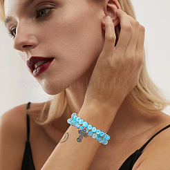 4 шт. 2-цветные латунные застежки-крутилки с микропаве из прозрачного кубического циркония KK-HS0001-22