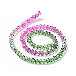 Прозрачные стеклянные бусины GLAA-L045-01A-01