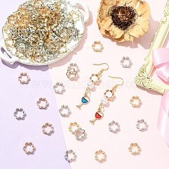 100шт 2 цвета ccb пластиковая рамка для бусин&nbsp;CCB-YW0001-68