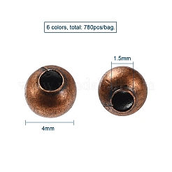 Perline distanziatrici in ferro 780 pz 6 colori&nbsp;IFIN-YW0001-24