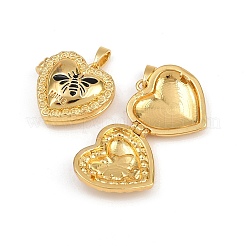 Латунь эмаль Locket подвески KK-P335-09G