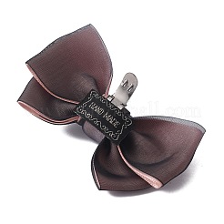 Украшения для обуви из полиэстера с бантом&nbsp;AJEW-WH0323-25C