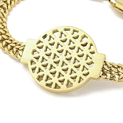 Браслеты-цепочки с полым фонарем из нержавеющей стали 304 для женщин&nbsp;BJEW-Q339-02G