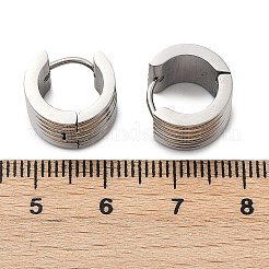 Серьги-кольца из нержавеющей стали 304 с эффектом полировки EJEW-M001-40A-P