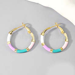 Элегантные серьги-кольца из стерлингового серебра s925 DH6227