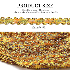 Ажурная гофрированная кружевная лента WCOR-A001-02