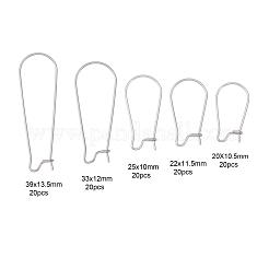 Фурнитура для сережек-колец из нержавеющей стали 304 STAS-ZZ0001-09P