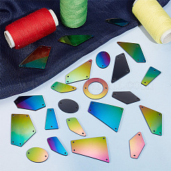 2 пакетик акриловых зеркальных пришивных страз FIND-PH0010-48