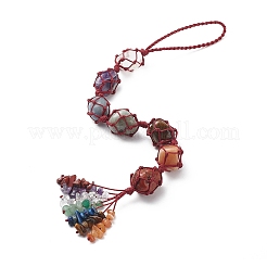 7 подвесное украшение из драгоценного камня чакры HJEW-JM00805-02