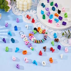 60 шт. Непрозрачные акриловые бусины&nbsp;OACR-DC0001-46