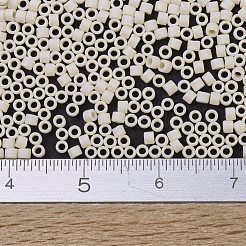 MIYUKIデリカビーズ小  シリンダー  日本製シードビーズ  15/0  （dbs0883)マット不透明ダーククリームab  1.1x1.3mm  穴：0.7mm  約175000個/袋  50 G /袋&nbsp;SEED-X0054-DBS0883