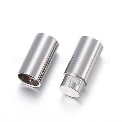 変色しにくい304ステンレススチール製バヨネット留め具  コラム  ステンレス鋼色  21x6mm  穴：5mm&nbsp;STAS-F108-12P-5mm