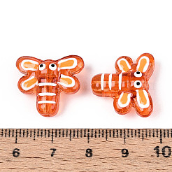 Эмалевые бусины ручной работы в технике лэмпворк LAMP-T023-26H