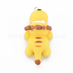 Большие подвески из непрозрачной смолы&nbsp;RESI-T028-80