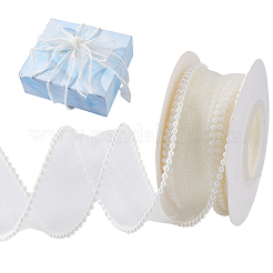 5 ярд шифоновой складчатой ленты OCOR-WH0070-208C