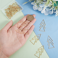 16 шт. латунные филигранные соединительные звенья KK-BC0011-71