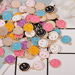 70шт 7 цвета сплава эмаль подвески&nbsp;ENAM-SZ0002-22