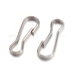 Fermoir porte-clés en acier inoxydable 304 résistant au ternissement&nbsp;STAS-O105-02P-20mm