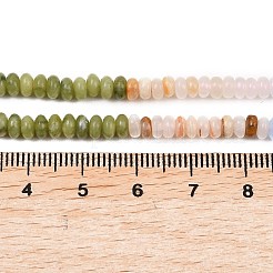 Opalit- und Wassermelonensteinglas&nbsp;G-Z135-C01-2x4mm