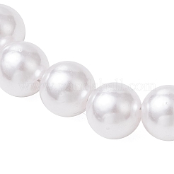 Магнитные застежки из пластика АБС с имитацией жемчуга и сплава для подхватов для штор&nbsp;HJEW-JM03410-01