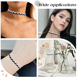 Волнистая лента для отделки бахромы из полипропиленового волокна длиной 15.3~16 м.&nbsp;OCOR-GF0002-96B