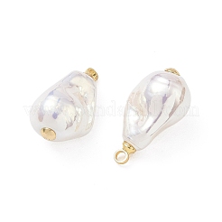 Anhänger aus Messing und Glas&nbsp;KK-D289-40A-G