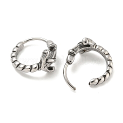 Серьги-кольца из хирургической нержавеющей стали 316&nbsp;EJEW-D096-13G-AS