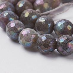 Природные лабрадорита бисер нитей G-J376-49-6mm