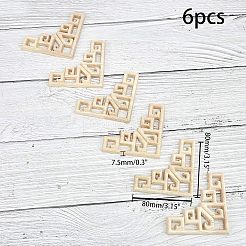 Резная накладка из натурального дерева WOOD-FH0001-30