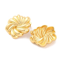 Латунные серьги-гвоздики для женщин&nbsp;EJEW-U015-05G