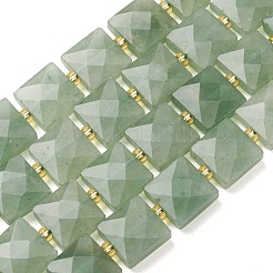 Verde naturale perline avventurina fili&nbsp;G-F839-A10-01