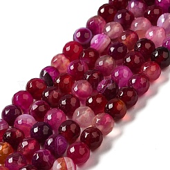 Натуральные полосатые агатовые / полосатые агатовые бусинки G-A246-8mm-13