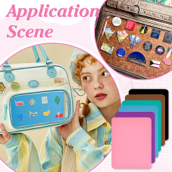 12шт прямоугольная фетровая ткань&nbsp;DIY-PH0032-57