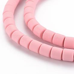 樹脂粘土ビーズ連売り  コラム  ミスティローズ  5~7x6mm  穴：1.5~2mm  約61~69個/連  15.74インチ&nbsp;CLAY-T001-C26