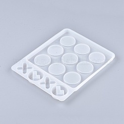 Tic Tac Toe Brettspiel Silikonformen&nbsp;X-DIY-I036-11
