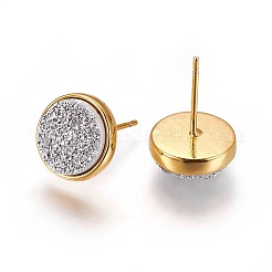 Серебристые серьги KK-E724-L-04G