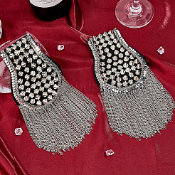 2шт модные погоны с кисточками&nbsp;AJEW-FH0006-02P