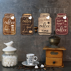 Деревянная подвеска HJEW-WH0074-011