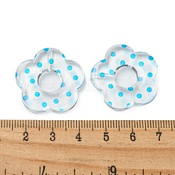 Прозрачные акриловые шарики печатных&nbsp;OACR-H124-05B-04