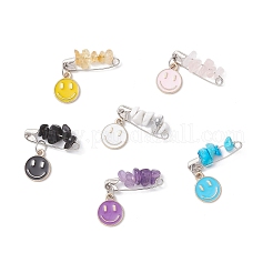 6 шт. английских булавок из эмалированного сплава HJEW-JM04513