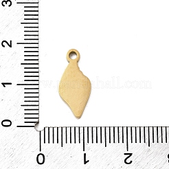 Подвески из нержавеющей стали 304 с эмалью&nbsp;STAS-I336-05G-06