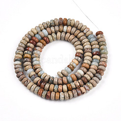 Натуральные бусины из аква терра яшмы&nbsp;G-T140-71B