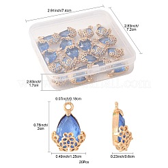 20шт подвески со стразами FIND-FS0004-75A