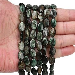 Природный берилл бисер пряди G-S396-01A-8x12